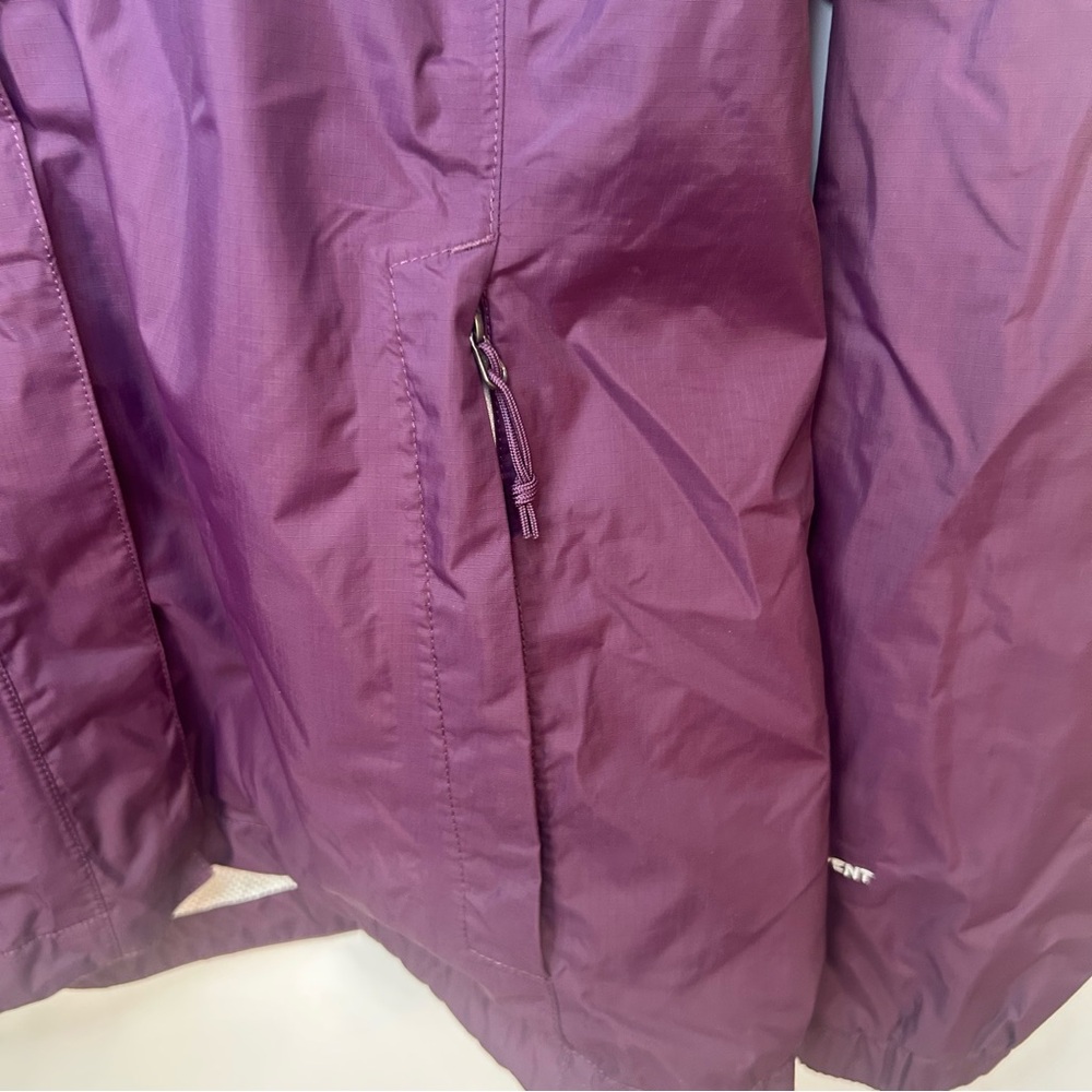 The North Face Women’s Burgundy Purple DryVent Resolve Hooded Jacket, Size Large - Picture 3 of 10